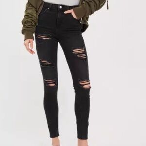 Topshop Jamie ripped skinny jeans